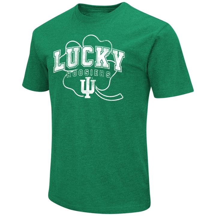 Men's Colosseum Indiana Hoosiers St. Patrick's Day Tee, Size: Xl, Green