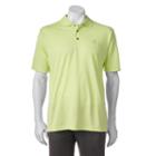 Men's Pebble Beach Classic-fit Textured Performance Golf Polo, Size: Large, Brt Green