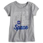 Girls 7-16 Nasa Give Me Some Space Graphic Tee, Size: Xl, Grey