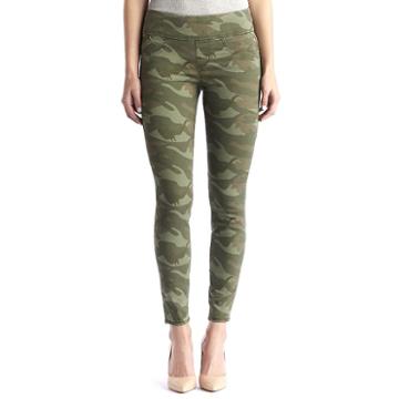 Women's Rock & Republic&reg; Fever Denim Rx&trade; Pull-on Jean Leggings, Size: 4 - Regular, Green (camo)