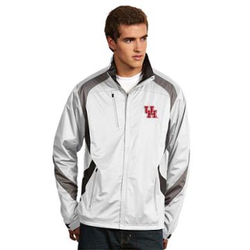 Men's Antigua Houston Cougars Tempest Desert Dry Xtra-lite Performance Jacket, Size: Small, White