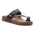 Madden Nyc Blakelyy Women's Footbed Sandals, Size: Medium (10), Dark Brown