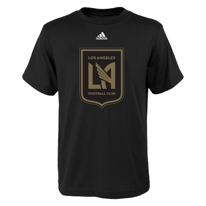 Boy's 8-20 Adidas Los Angeles Fc Logo Tee, Size: S 8, Black