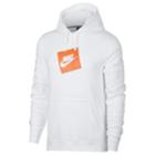 Men's Nike Shoebox Fleece Hoodie, Size: Xl, White