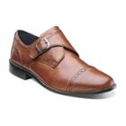 Nunn Bush Newton Men's Monk Strap Cap Toe Dress Shoes, Size: Medium (10.5), Red/coppr (rust/coppr)