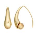 Dana Buchman Curved Nickel Free Threader Earrings, Women's, Gold