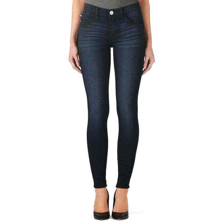 Women's Rock & Republic&reg; Kashmiere Skinny Jeans, Size: 14 Avg/reg, Dark Blue