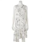 Women's Apt. 9&reg; Asymmetrical-hem Shift Dress, Size: Xl, Oxford
