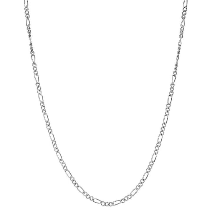 Junior Jewels Kids' Sterling Silver Figaro Chain Necklace, Girl's, Size: 14, Grey