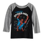 Toddler Boy Jumping Beans&reg; Marvel Spider-man Raglan Graphic Tee, Size: 2t, Grey (charcoal)