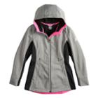 Girls 4-6x Zero Xposure Adriana Softshell Lightweight Jacket, Size: 4-5, Grey