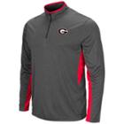 Men's Campus Heritage Georgia Bulldogs Atlas Quarter-zip Windshirt, Size: Large, Dark Red