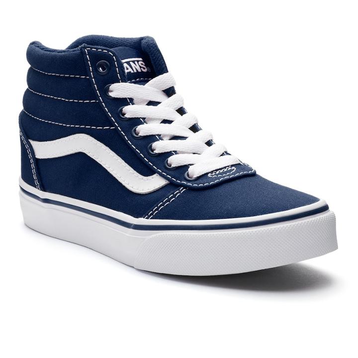 Vans Ward Hi Kids' High-top Sneakers, Kids Unisex, Size: 7, Med Blue