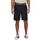 Men's Haggar Pleated Oxford Shorts, Size: 44, Black