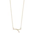 Lc Lauren Conrad Zodiac Link Necklace, Women's, Gold