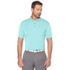 Men's Grand Slam Off Course Regular-fit Textured Pocket Golf Polo, Size: Medium, Blue