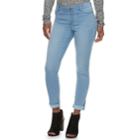 Women's Juicy Couture Flaunt It Cuffed Skinny Ankle Jeans, Size: 2, Light Blue