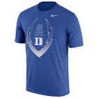 Men's Nike Duke Blue Devils Legend Football Icon Dri-fit Tee, Size: Xl, Multicolor