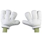 Adult Oversized Cartoon Hands Costume Gloves, White