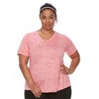 Plus Size Tek Gear&reg; Burnout Tee, Women's, Size: 3xl, Med Orange