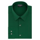 Men's Van Heusen Flex Collar Slim-fit 4-way Stretch Dress Shirt, Size: S 34/35, Green Oth