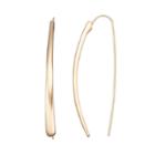 Jennifer Lopez Curved Stick Threader Earrings, Women's, Gold