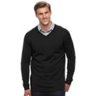 Big & Tall Apt. 9&reg; Regular-fit Wool-blend Merino Sweater, Men's, Size: 3xl Tall, Black