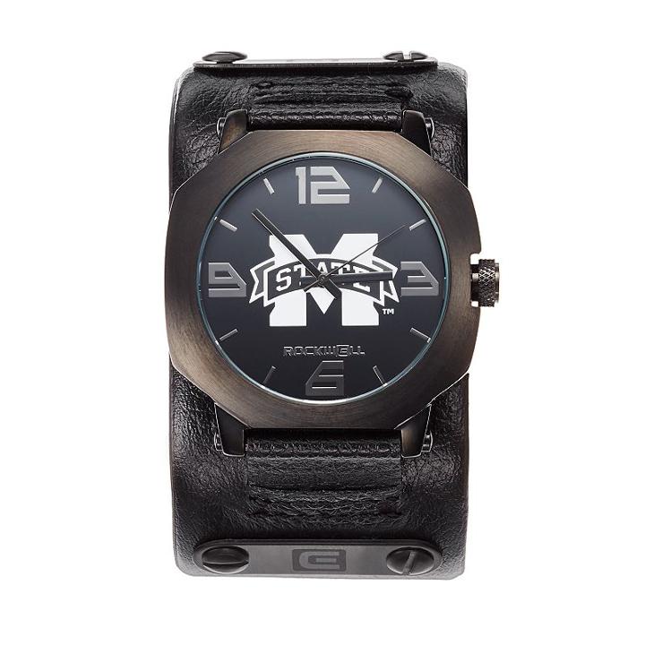 Rockwell Mississippi State Bulldogs Assassin Leather Watch - Men, Black