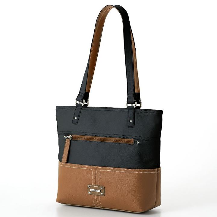 Stone And Co. Donna Colorblock Leather Tote, Women's, Multicolor