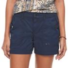 Women's Sonoma Goods For Life&trade; Utility Shorts, Size: 10, Dark Blue