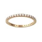 10k Rose Gold 1/2-ct. T.w. Diamond Eternity Wedding Ring, Women's, Size: 7, White
