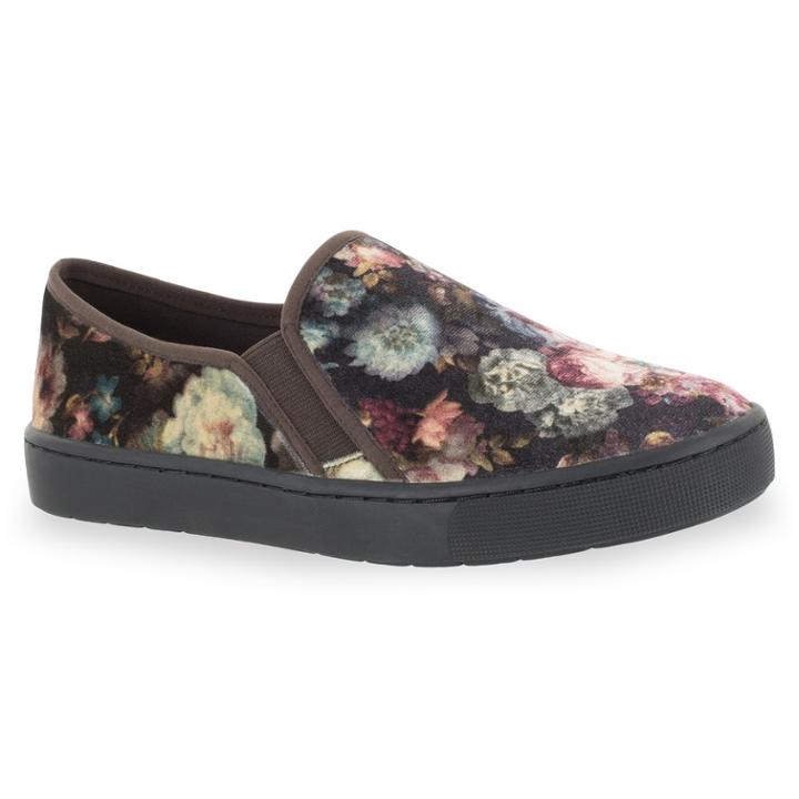 Easy Street Plaza Women's Shoes, Size: 11, Floral Velvet