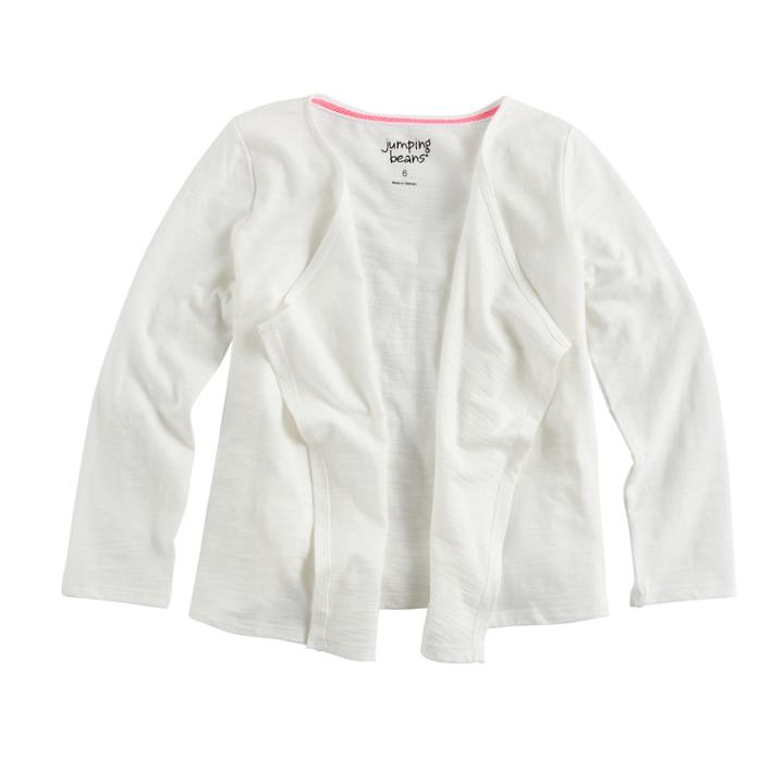 Girls 4-10 Jumping Beans&reg; Open Front Cardigan, Size: 5, White