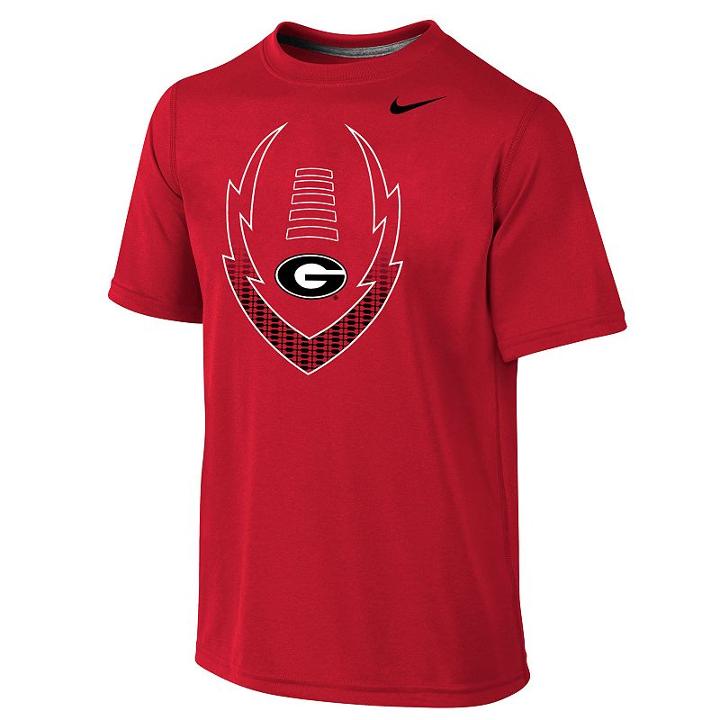 Boys 8-20 Nike Georgia Bulldogs Football Legend Icon Dri-fit Tee, Boy's, Size: M(10-12), Med Red