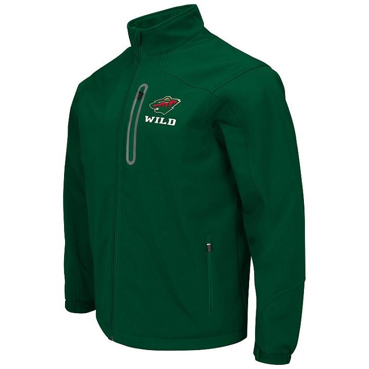 Men's Minnesota Wild Softshell Jacket, Size: Xl, Black