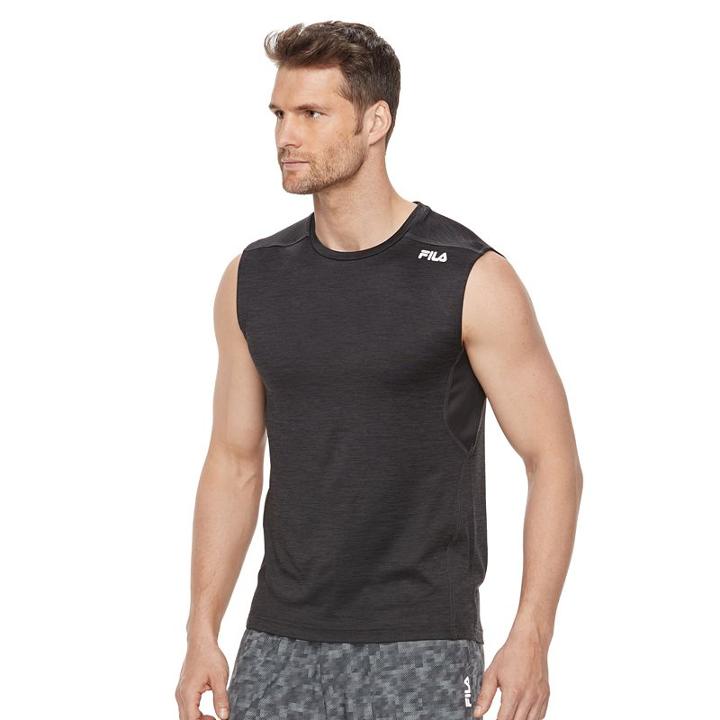 Men's Fila Sport&reg; Tru-dry Stretch Running Shorts, Size: Large, Grey