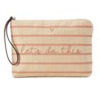 Lc Lauren Conrad Madolen Embroidered Wristlet, Women's, Light Pink