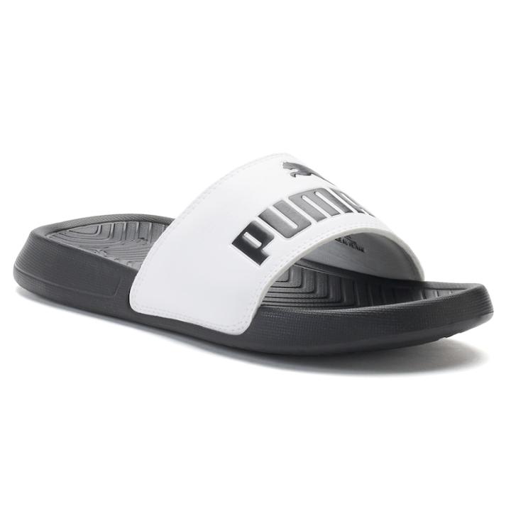 Puma Popcat Women's Lifestyle Slide Sandals, Size: 8, Black