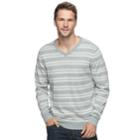 Men's Sonoma Goods For Life&trade; Coolmax Classic-fit V-neck Sweater, Size: Medium, Med Grey