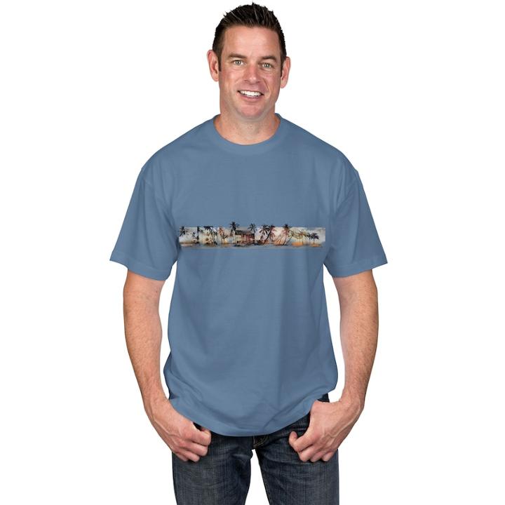 Big & Tall Newport Blue Island Tee, Men's, Size: 3xl Tall, Med Blue