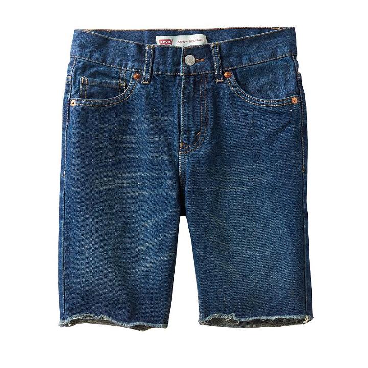 Boys 8-20 Levi's&reg; 505&trade; Cut-off Denim Shorts, Boy's, Size: 8, Dark Blue