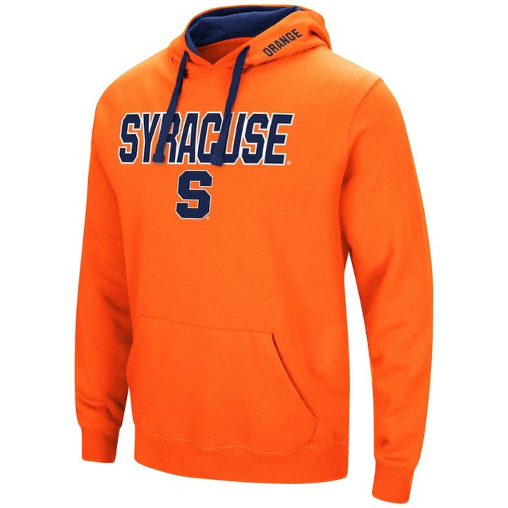 Men's Syracuse Orange Pullover Fleece Hoodie, Size: Xl, Drk Orange