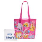 Girls Shopkins Clear Back Beach Tote, Girl's, Multicolor