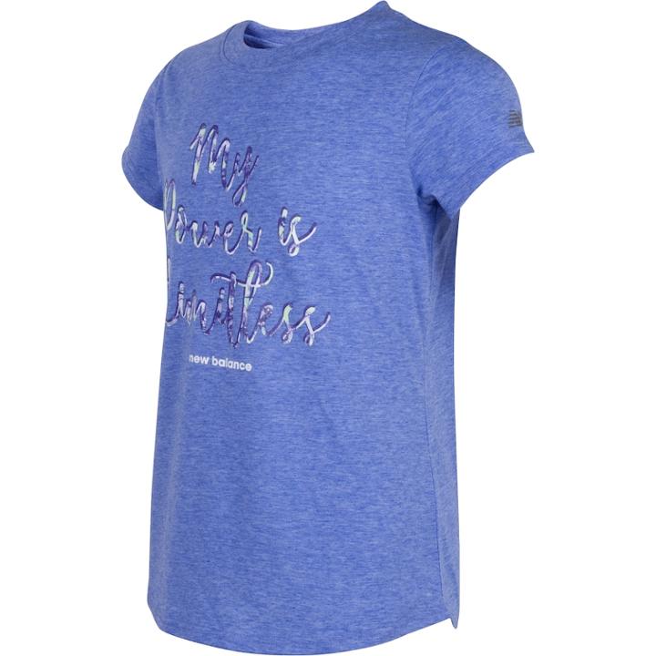 Girls 7-16 New Balance Graphic Tee, Size: 10-12, Med Purple