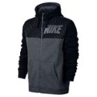 Men's Nike Colorblock Fleece Hoodie, Size: Small, Grey Other