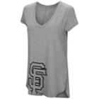 Women's Under Armour San Francisco Giants Pride Hem Graphic Tee, Size: Xxl Av/rg, Med Grey