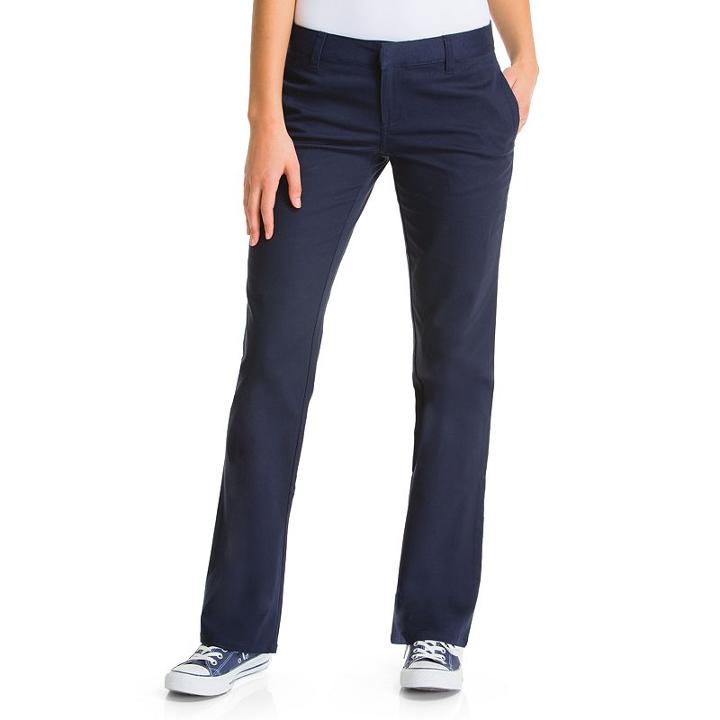 Juniors' Lee Uniforms Original Bootleg Pants, Kids Unisex, Size: 3, Blue (navy)