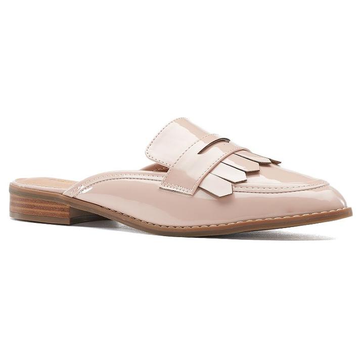 Madden Nyc Aggiee Women's Loafer Mules, Size: Medium (7.5), White Oth