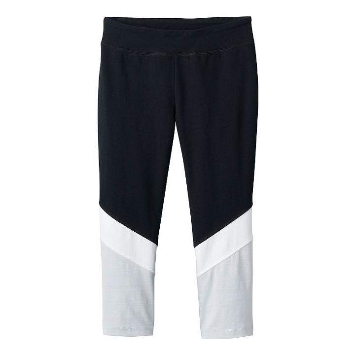 Girls 7-16 & Plus Size So&reg; Colorblocked Capri Leggings, Girl's, Size: 10, Black