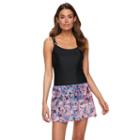 Women's Croft & Barrow&reg; Hip Minimizer D-cup Swimdress, Size: 18, Med Pink